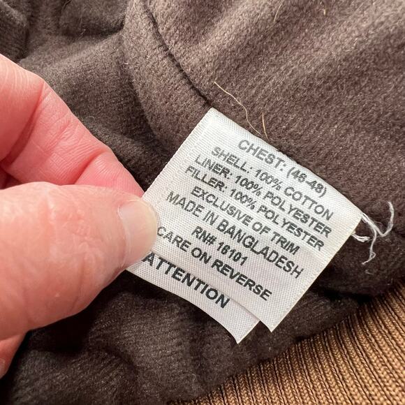 Ridgecut Men's Toughwear Super-Duty Sanded Duck Hooded Jacket men’s size XLT - Picture 5 of 7